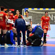 Sorina Grozav, accidentare în România - Suedia / FOTO: Imago