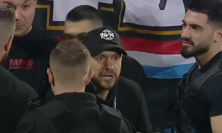 Suporterii s-au revoltat la finalul partidei / Captură: DigiSport