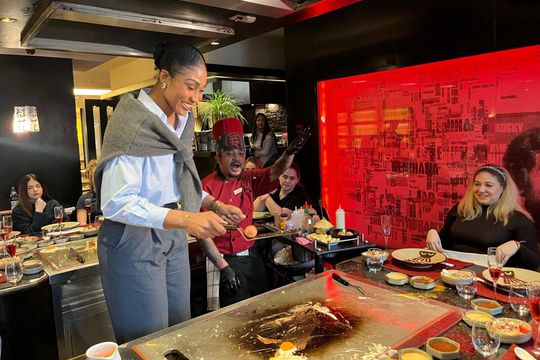 Spectacol de live cooking pentru sportivele clubului Rapid