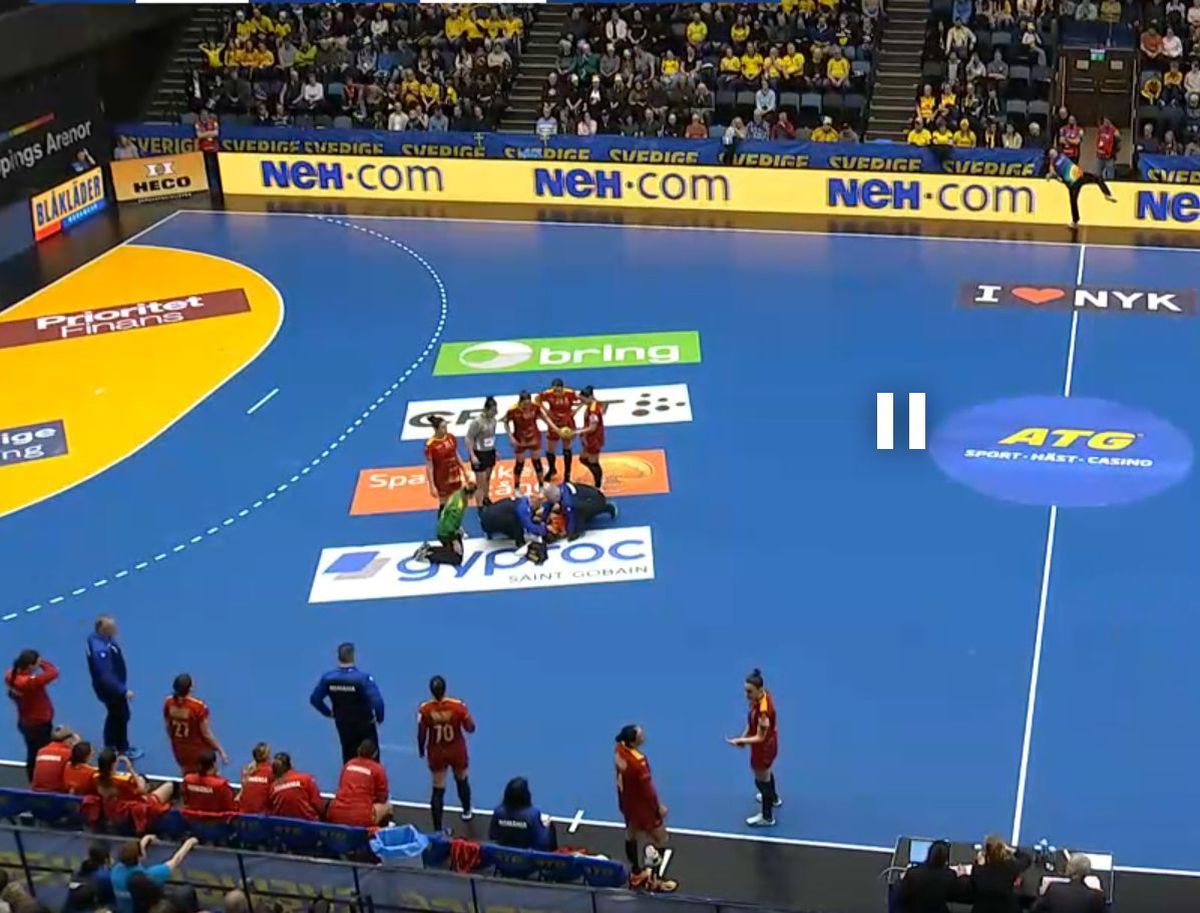 Sorina Grozav, accidentare în România - Suedia