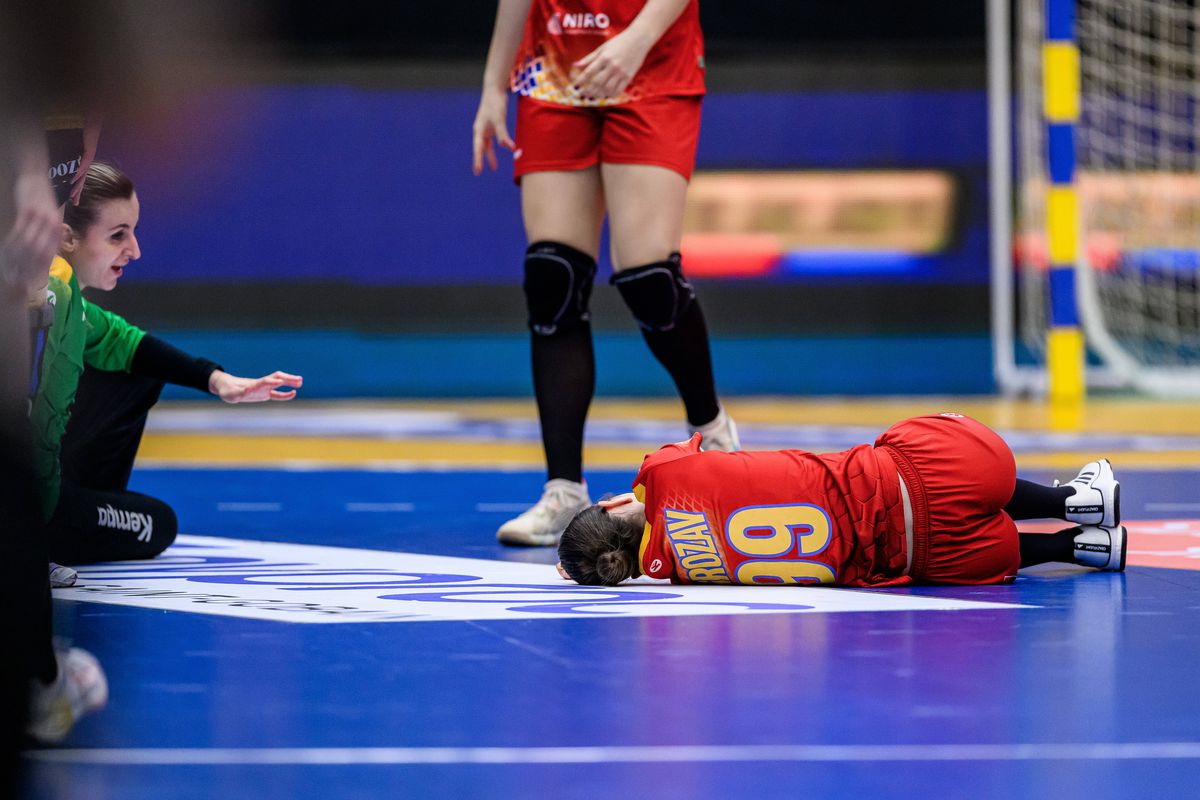 Sorina Grozav, accidentare în România - Suedia