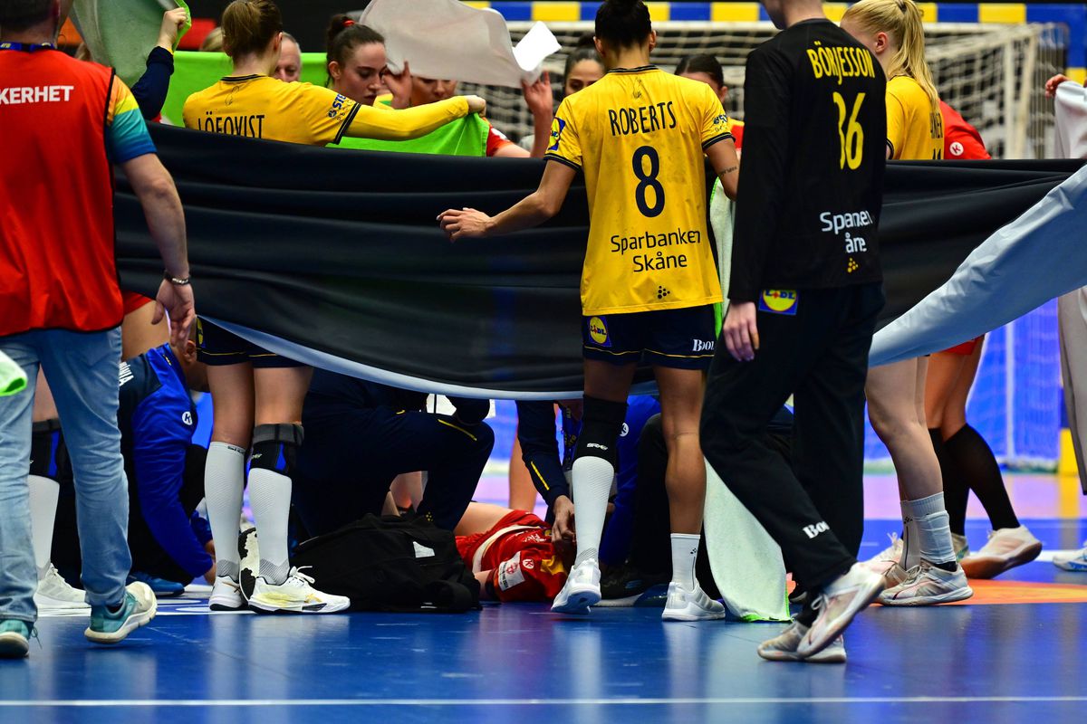 Sorina Grozav, accidentare în România - Suedia