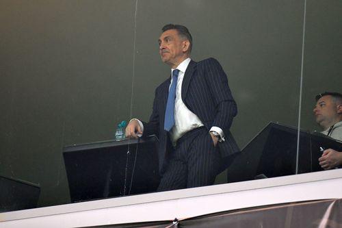 Ilie Dumitrescu, la FCSB - Lyon/ foto: Cristi Preda (GSP)