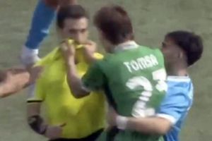 Ganea 2.0! Scene scandaloase cu internaționalul român » La 18 ani, i-a băgat mâinile în gât arbitrului! Clubul anunță măsuri severe