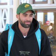 Românul Adrian Boitan a revenit azi în țară, după o săptămână trăită cu emoții în Emiratele Arabe Unite / FOTO: Andrei Furnigă (GSP)