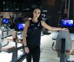 Larisa Boțog în sala de fitness AI FOTO: Ionuț Iordache (GSP)