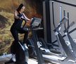 Larisa Boțog în sala de fitness AI FOTO: Ionuț Iordache (GSP)