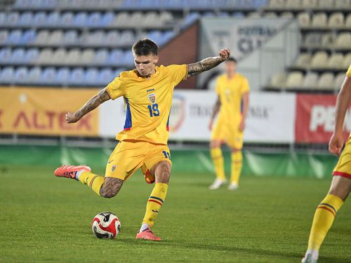 Troy Tomșa în acțiune, la naționala U19