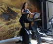 Larisa Boțog în sala de fitness AI FOTO: Ionuț Iordache (GSP)