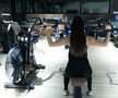 Larisa Boțog în sala de fitness AI FOTO: Ionuț Iordache (GSP)