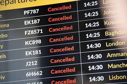 Numeroase zboruri au fost anulate sau reconfigurate // foto: Imago Images