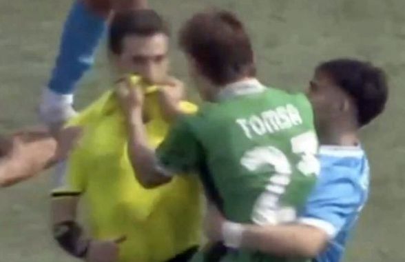 Suspendare uluitoare pentru Troy Tomșa, românul care i-a băgat mâinile în gât arbitrului