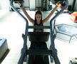 Larisa Boțog în sala de fitness AI FOTO: Ionuț Iordache (GSP)