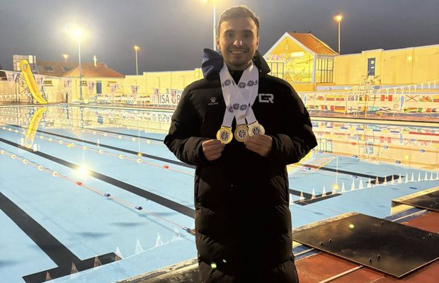 Câștigător al Cupei Mondiale la înot în ape înghețate, Cristian Tranulea spune că „Mi-am atins visul, de acum trebuie să merg mai departe”