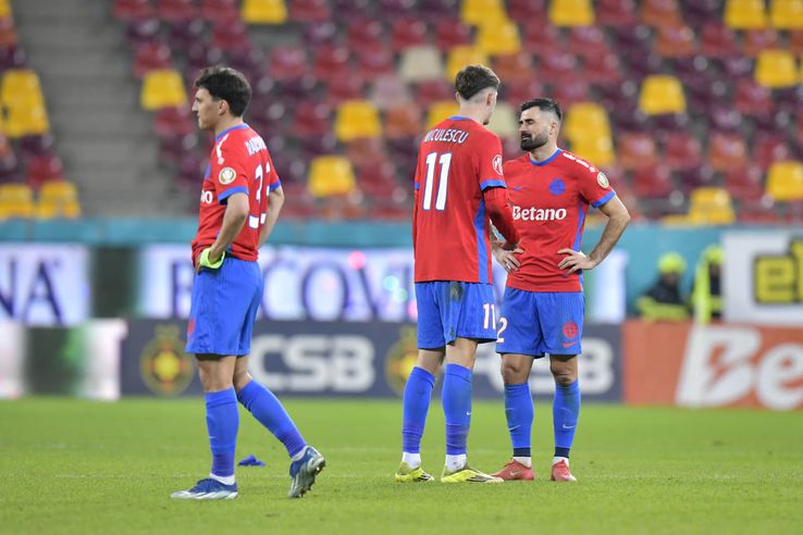 Imagini la finalul partidei FCSB - U Cluj // FOTO: Cristi Preda (GSP.ro)