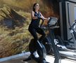 Larisa Boțog în sala de fitness AI FOTO: Ionuț Iordache (GSP)