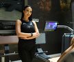 Larisa Boțog în sala de fitness AI FOTO: Ionuț Iordache (GSP)