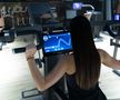 Larisa Boțog în sala de fitness AI FOTO: Ionuț Iordache (GSP)