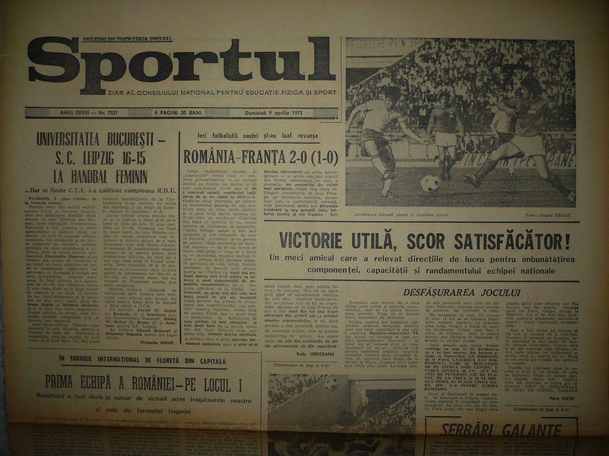 RETRO GSP. 48 de ani de la debutul frapant al lui Mircea Sandu în națională: „Nu îndrăzneam să stau printre «grei». Doamne, ce fotbaliști!"