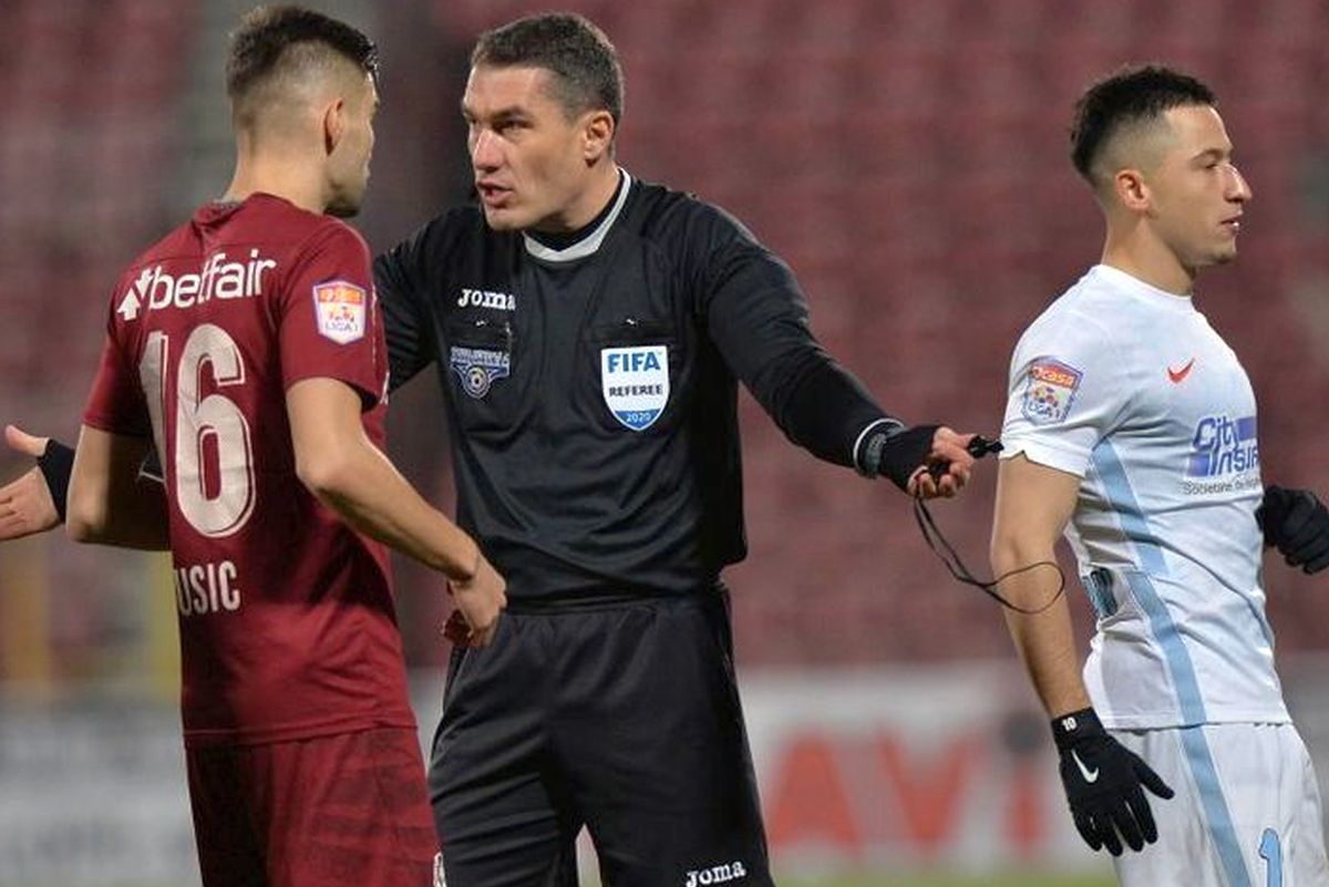Fiecare echipă cu arbitrii ei „de casă”! Concluzii incredibile: cine sunt „aliații” lui FCSB, CFR Cluj și CS Universitatea Craiova