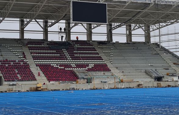 Arena „Rapid Giulești” prinde culoare » S-au montat primele scaune