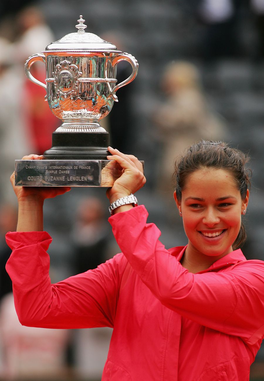 Ana Ivanovic, campioană la Paris în 2008 FOTO Guliver/Gettyimages Ana Ivanovic, campioană la Paris în 2008 FOTO Guliver/Gettyimages