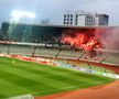 Scandal la U Cluj - CSA Steaua! Un ultras, scos din stadion » Ce s-a întâmplat
