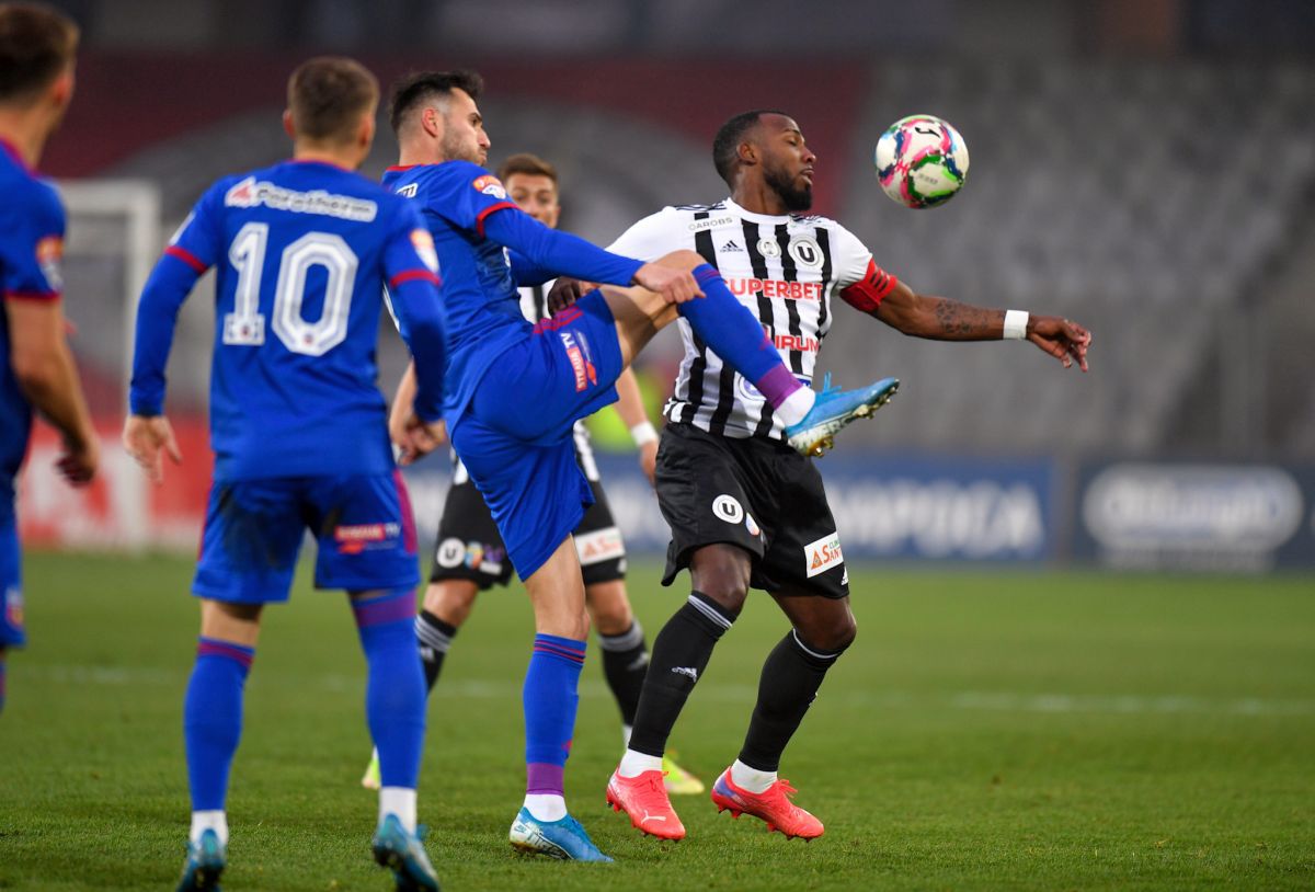 „Mușcați” de Haită! CSA Steaua pierde la limită cu U Cluj » Noul clasament din Liga 2