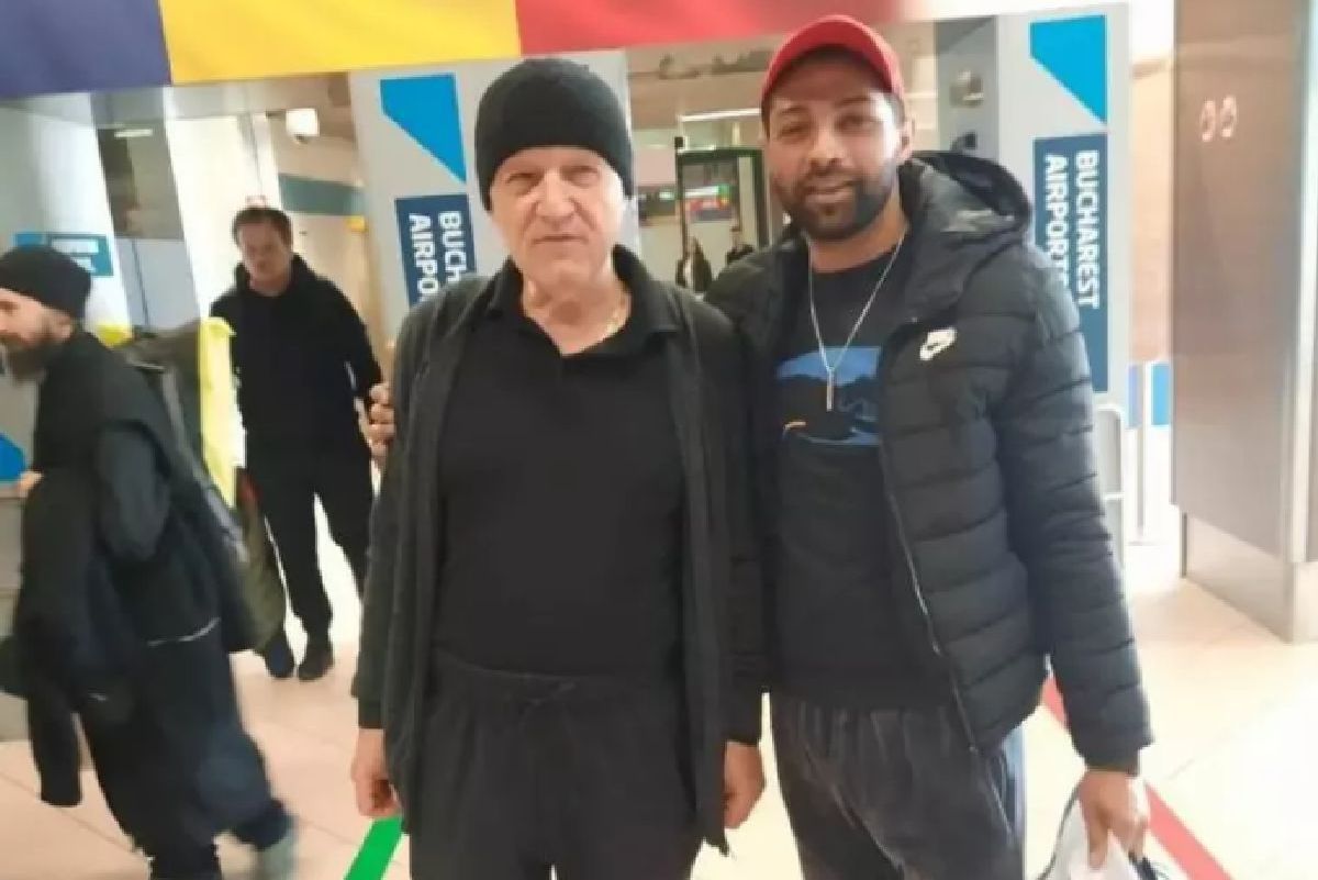 „Gigi Style” » Becali, fotografiat pe aeroport, înainte de plecarea la Muntele Athos: „Mi-a dat 200 de euro, să am pentru copii”