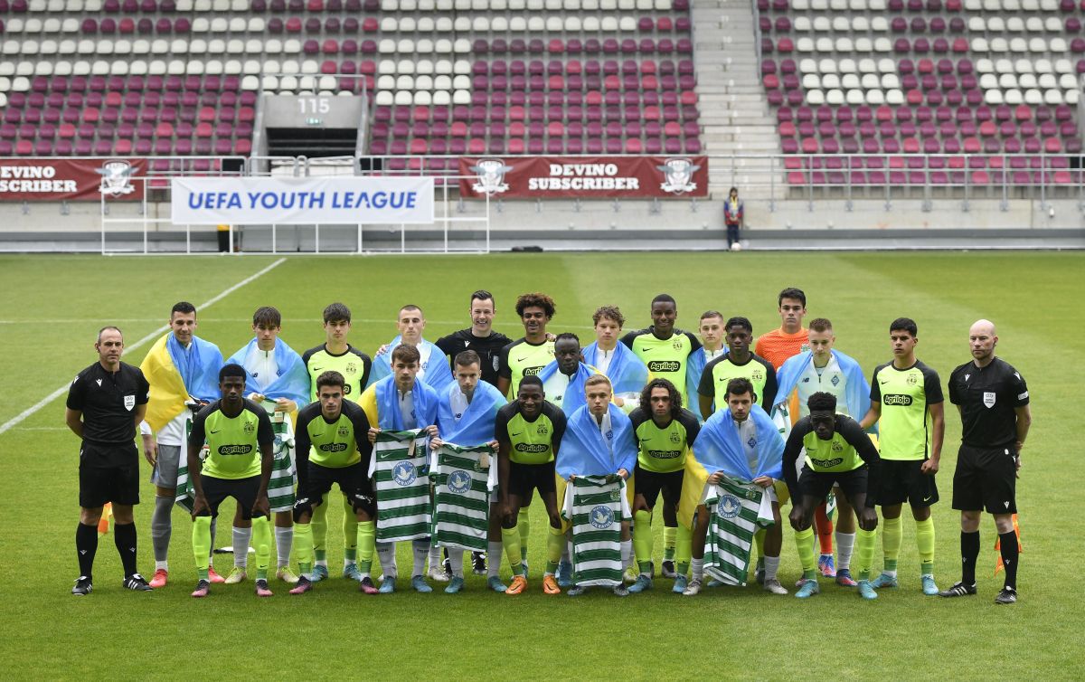 Dinamo Kiev - Sporting CP 1-2 în Giulești, sub privirile lui Surkis și Lucescu » Imagini emoționante de la primul meci oficial al unei echipe din Ucraina de la începutul războiului