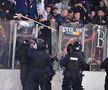 Incidente la pauza meciului U Cluj - CSA Steaua, când gazdele conduceau cu 1-0.