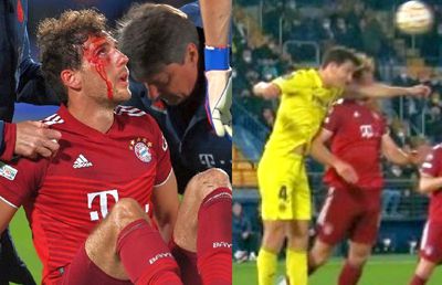 VILLAREAL - BAYERN 1-0. Verdictul unui observator de arbitri din Liga 1 la faza sângeroasă cu Goretzka: „Observați acest detaliu foarte important! De asta n-a intervenit VAR-ul”