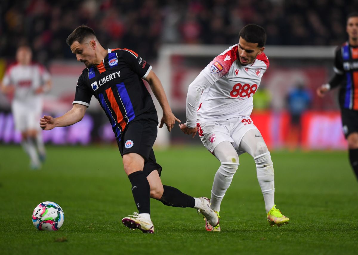 Ghezali, după „dubla” reușită în poarta Oțelului: „Ne place să jucăm și să luptăm împreună” + Ce spune despre derby-ul cu Steaua din Ghencea