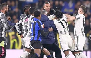 Sancţiuni dure pentru Juventus și Inter după derby-ul din Cupa Italiei