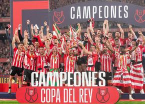 Athletic Bilbao a cucerit Cupa Spaniei după 40 de ani » Bascii s-au impus la lovituri de departajare