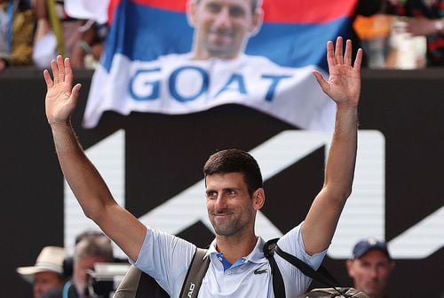 Novak Djokovic a devenit cel mai în vârstă jucător care ocupă locul 1 în circuitul masculin. În vârstă de 36 de ani şi 321 de zile şi încă lider al clasamentului ATP, sârbul a mai atins o bornă remarcabilă, foto: Getty Images