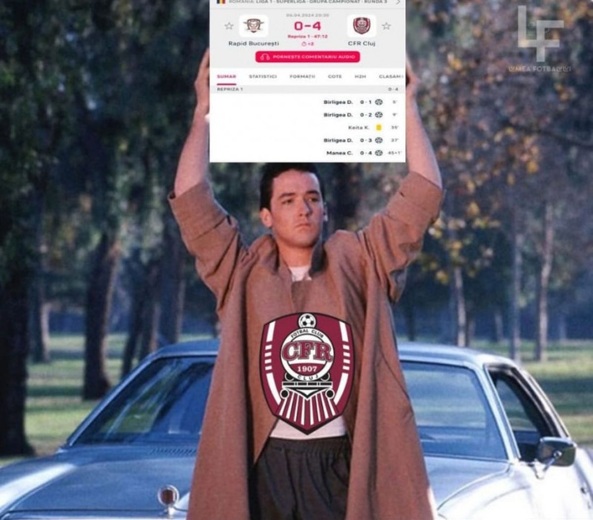 Rapid n-a scăpat! Colecția de glume care a invadat internetul după ce CFR Cluj le-a predat fotbal giuleștenilor