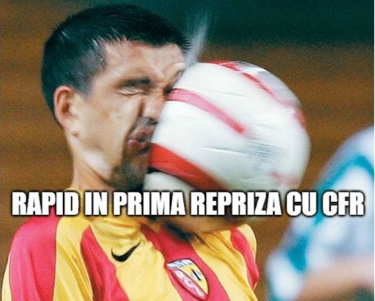Rapid n-a scăpat! Colecția de glume care a invadat internetul după ce CFR Cluj le-a predat fotbal giuleștenilor