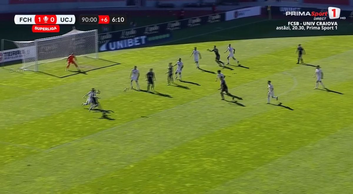 Hermannstadt - U Cluj » Golul marcat de Daniel Popa + bătaia generală de la finalul partidei