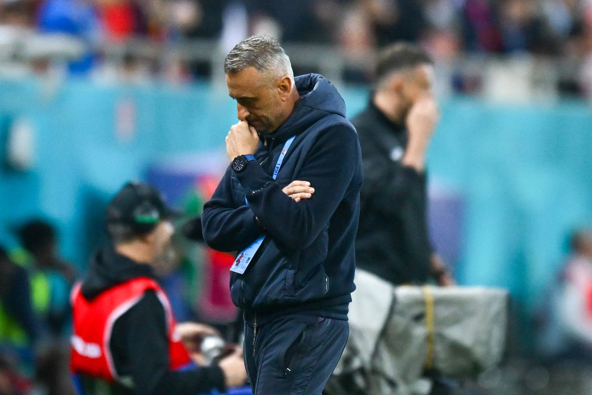 Pe scările Arenei Naționale, Dumitru Dragomir a dezvăluit cine l-a impresionat în FCSB - Craiova