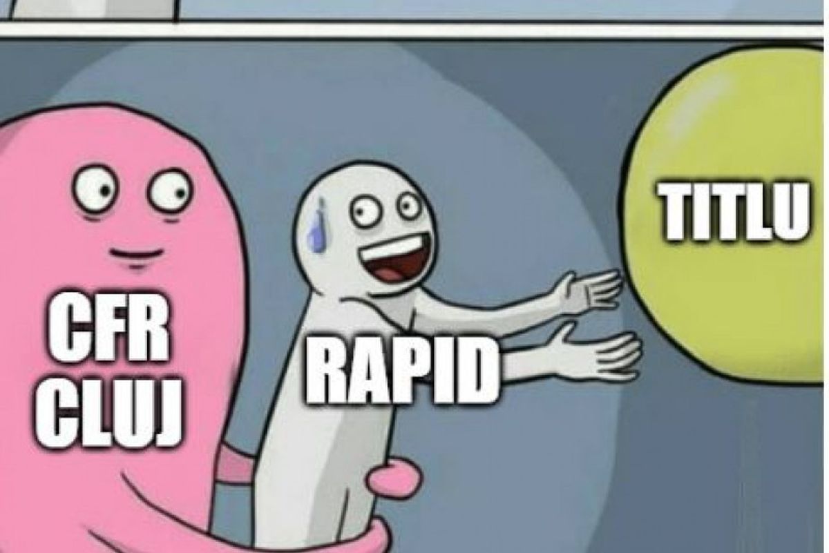 Rapid n-a scăpat! Colecția de glume care a invadat internetul după ce CFR Cluj le-a predat fotbal giuleștenilor