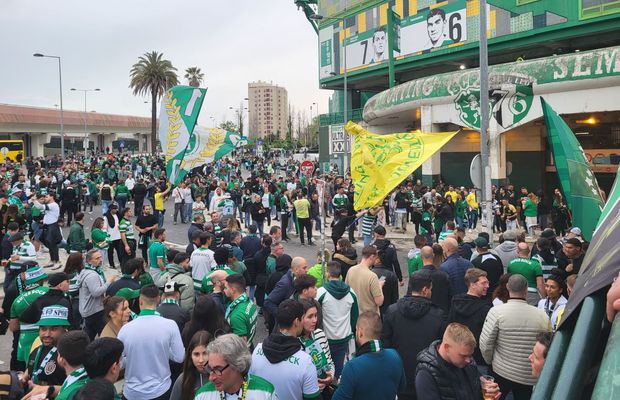 Gazeta a asistat la Sporting - Benfica, derby-ul de titlu din Portugalia »  Cum arată Lisabona într-o zi de derby: baruri pline și zero incidente