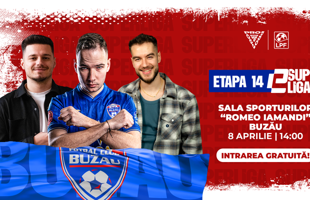 Buzău este gazda penultimei etape din eSuperliga
