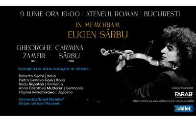 Concert caritabil în memoriam Eugen Sârbu