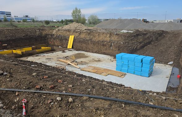 GSP a vizitat șantierul unde se ridică noua bază a Rapidului: care este stadiul lucrărilor + planul pentru următoarele luni