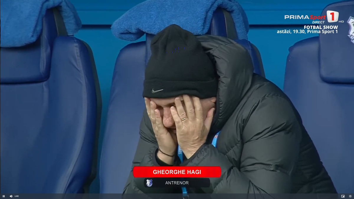Gică Hagi și-a pierdut răbdarea! Decizie dură după Farul - Slobozia » Ce s-a întâmplat la stadion