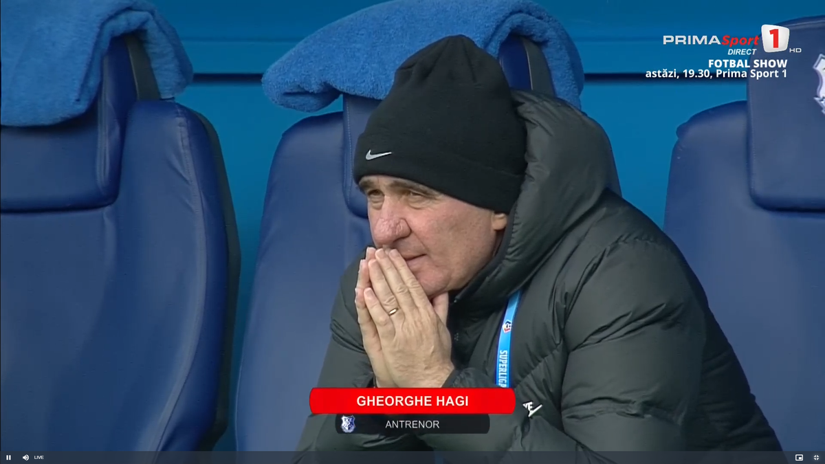 Gică Hagi și-a pierdut răbdarea! Decizie dură după Farul - Slobozia » Ce s-a întâmplat la stadion