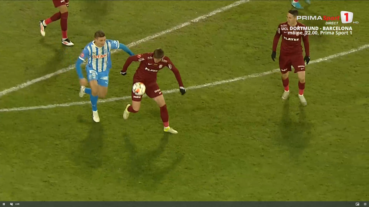 Lovitură primită de Universitatea Craiova! » Titularul incontestabil a luat roșu cu CFR Cluj și va lipsi cu FCSB