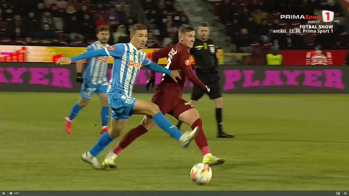 Lovitură primită de Universitatea Craiova! » Titularul incontestabil a luat roșu cu CFR Cluj și va lipsi cu FCSB