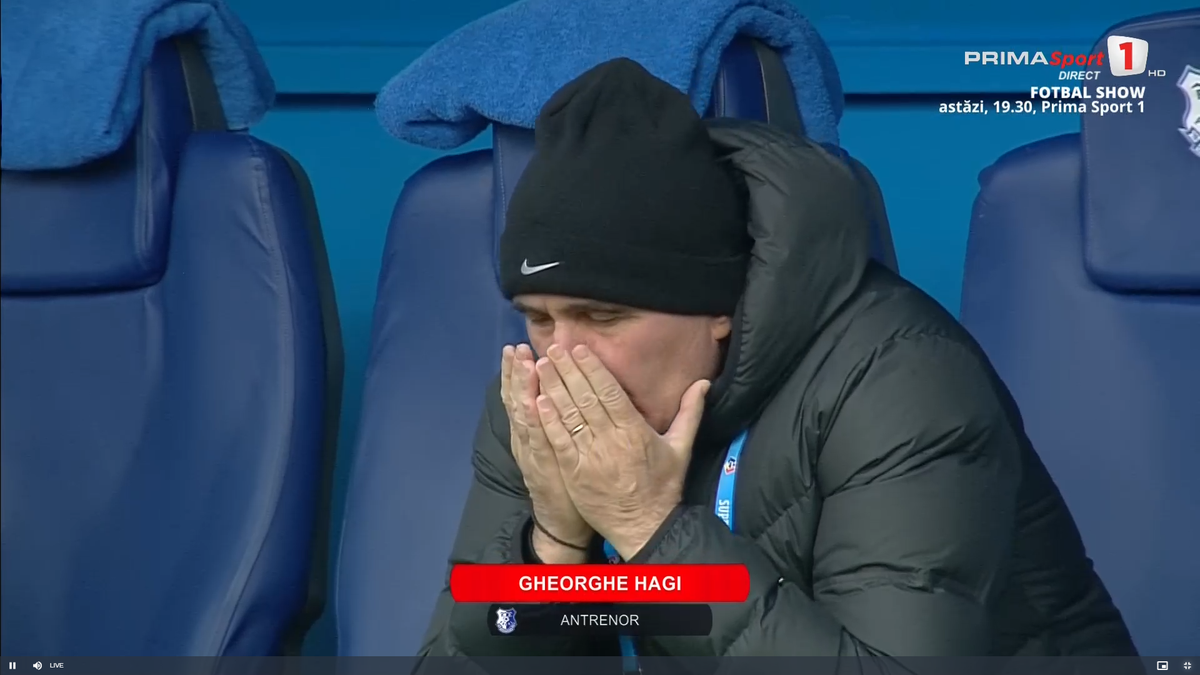 Gică Hagi și-a pierdut răbdarea! Decizie dură după Farul - Slobozia » Ce s-a întâmplat la stadion